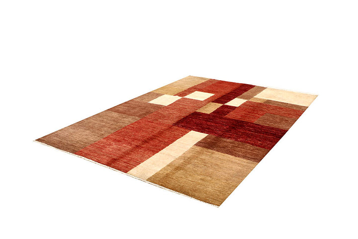 Multi Colored Gabbeh 5' 7 x 7' 10 - No. 61216 - ALRUG Rug Store