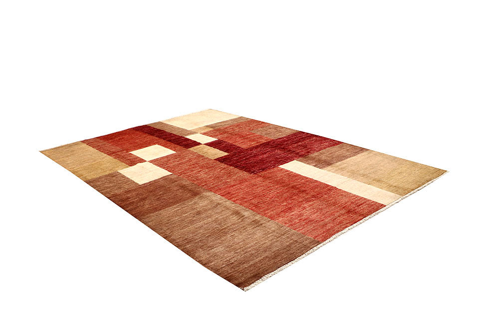 Multi Colored Gabbeh 5' 7 x 7' 10 - No. 61216 - ALRUG Rug Store