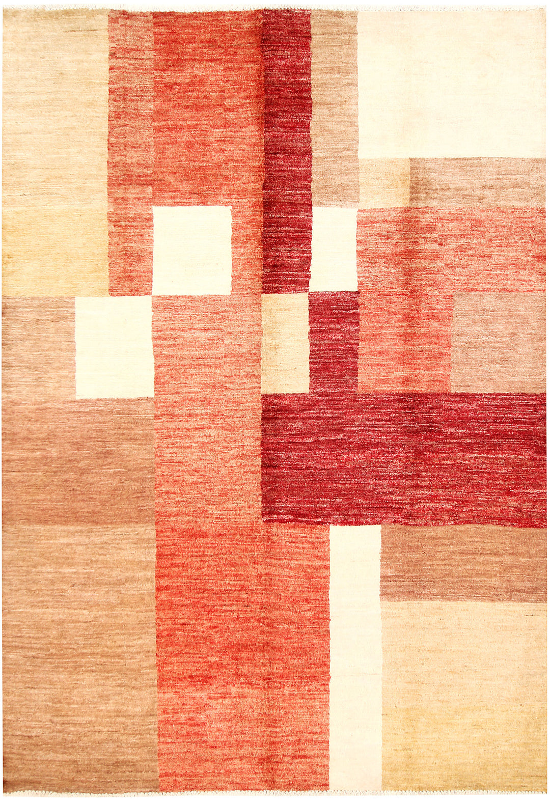 Multi Colored Gabbeh 5' 7 x 7' 10 - No. 61216 - ALRUG Rug Store