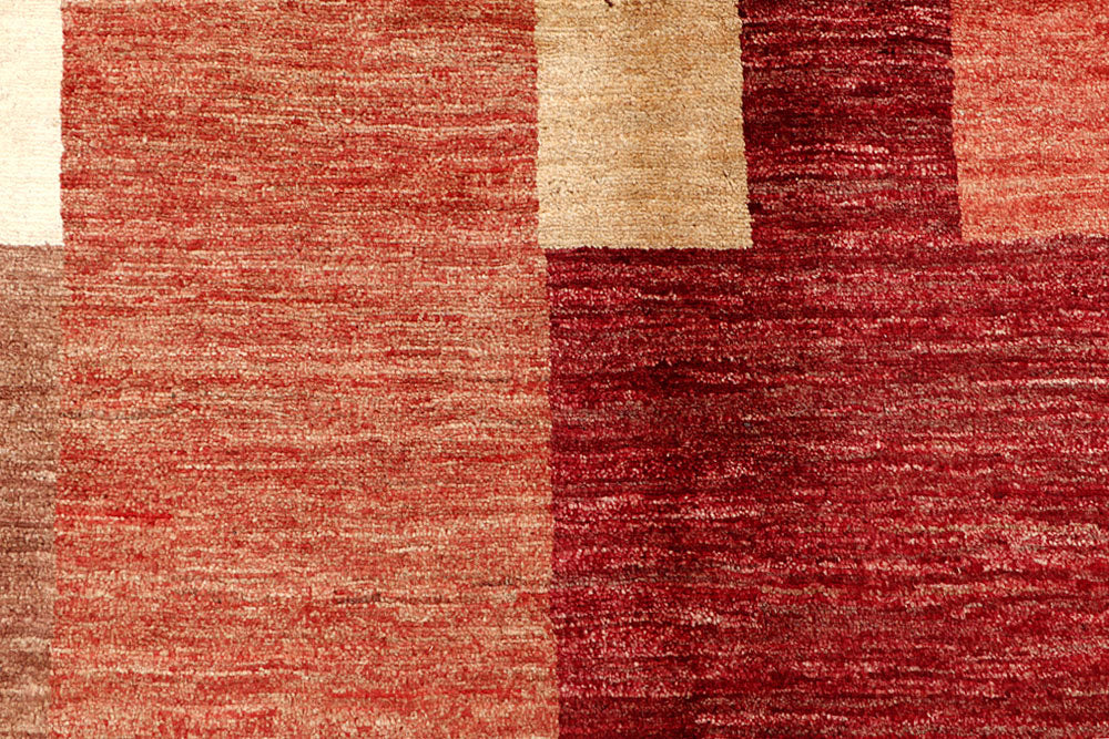 Multi Colored Gabbeh 6' 11 x 7' 11 - No. 61217 - ALRUG Rug Store