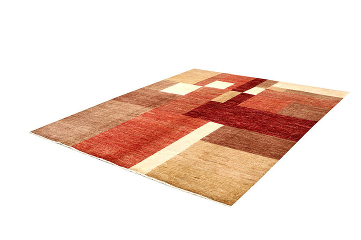 Multi Colored Gabbeh 6' 11 x 7' 11 - No. 61217 - ALRUG Rug Store
