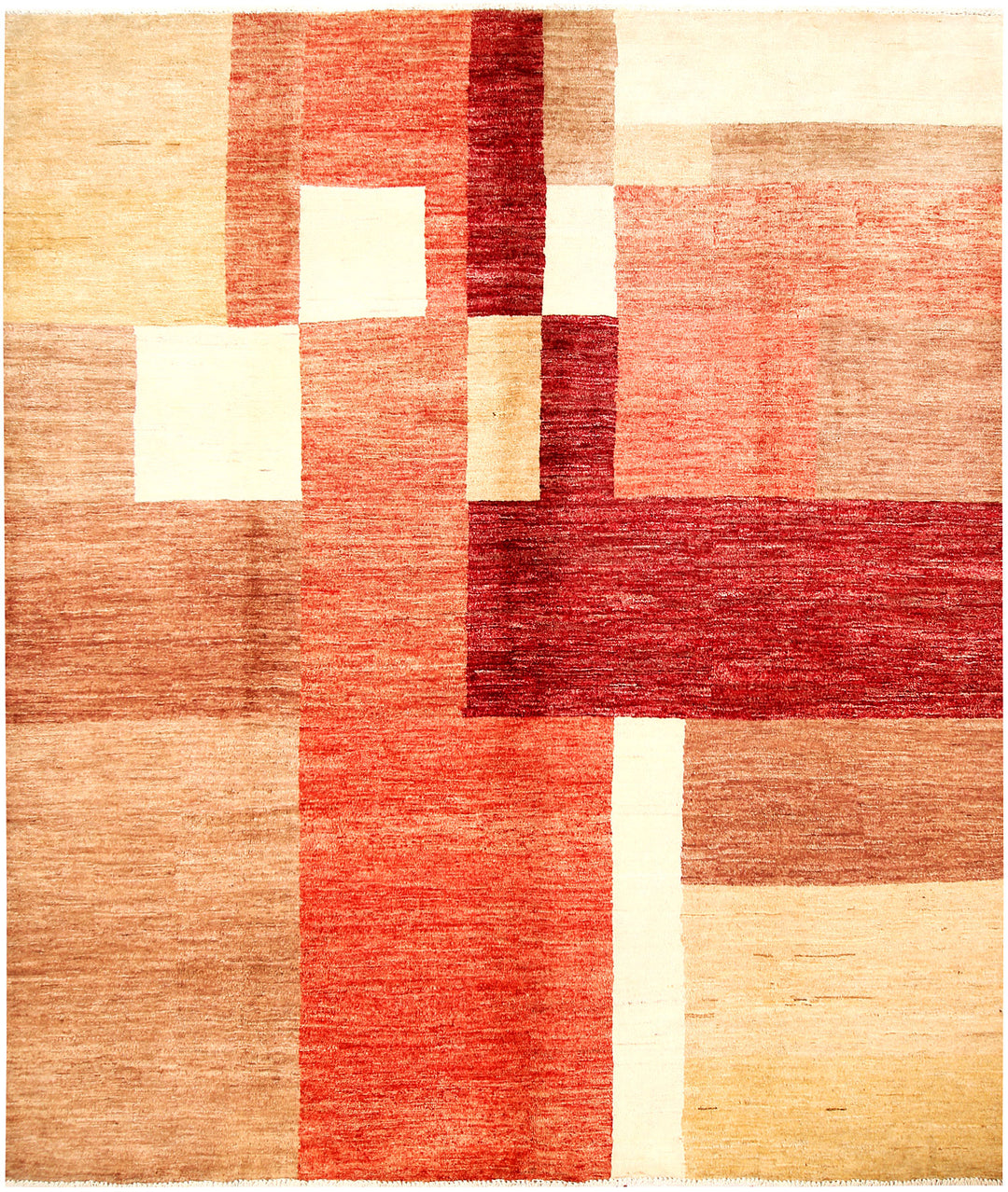 Multi Colored Gabbeh 6' 11 x 7' 11 - No. 61217 - ALRUG Rug Store