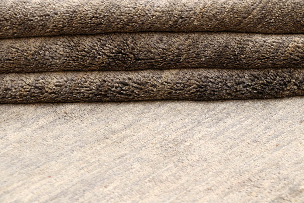 Light Grey Gabbeh 5' 7 x 8' 2 - No. 61221 - ALRUG Rug Store