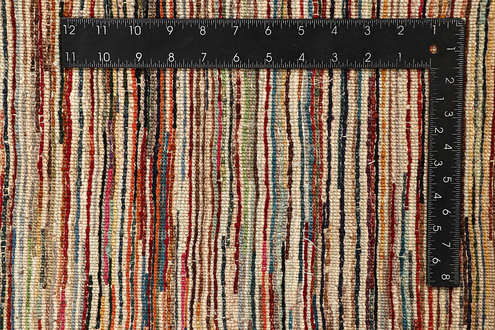 Multi Colored Gabbeh 7' x 9' 7 - No. 61222 - ALRUG Rug Store