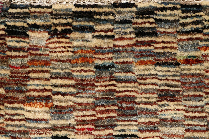 Multi Colored Gabbeh 2' 1 x 5' 9 - No. 61224 - ALRUG Rug Store