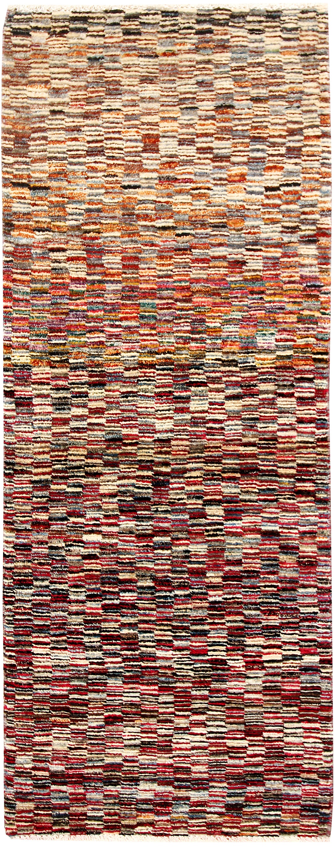 Multi Colored Gabbeh 2' 1 x 5' 9 - No. 61224 - ALRUG Rug Store