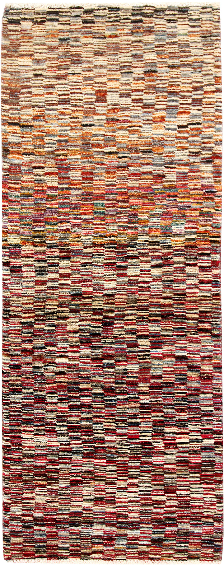 Multi Colored Gabbeh 2' 1 x 5' 9 - No. 61224 - ALRUG Rug Store
