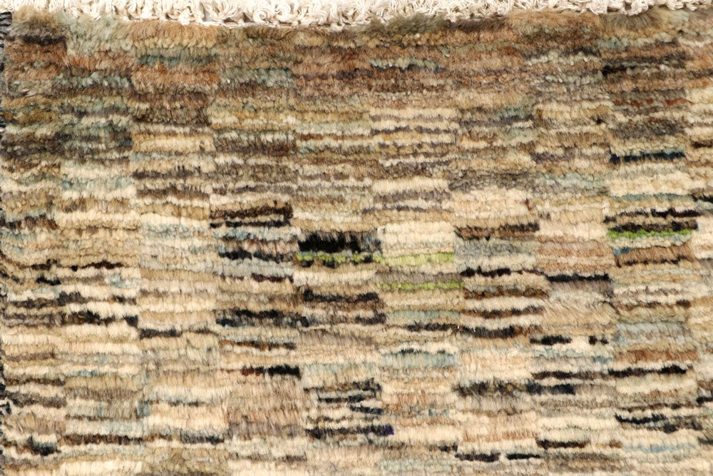 Blanched Almond Gabbeh 2' x 8' 6 - No. 61225 - ALRUG Rug Store