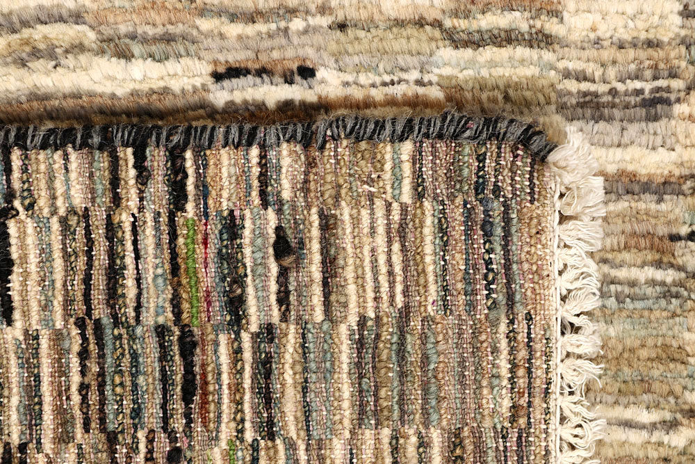 Blanched Almond Gabbeh 2' x 8' 6 - No. 61225 - ALRUG Rug Store