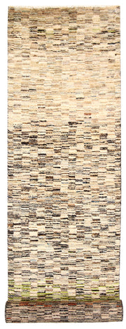Blanched Almond Gabbeh 2' x 8' 6 - No. 61225 - ALRUG Rug Store
