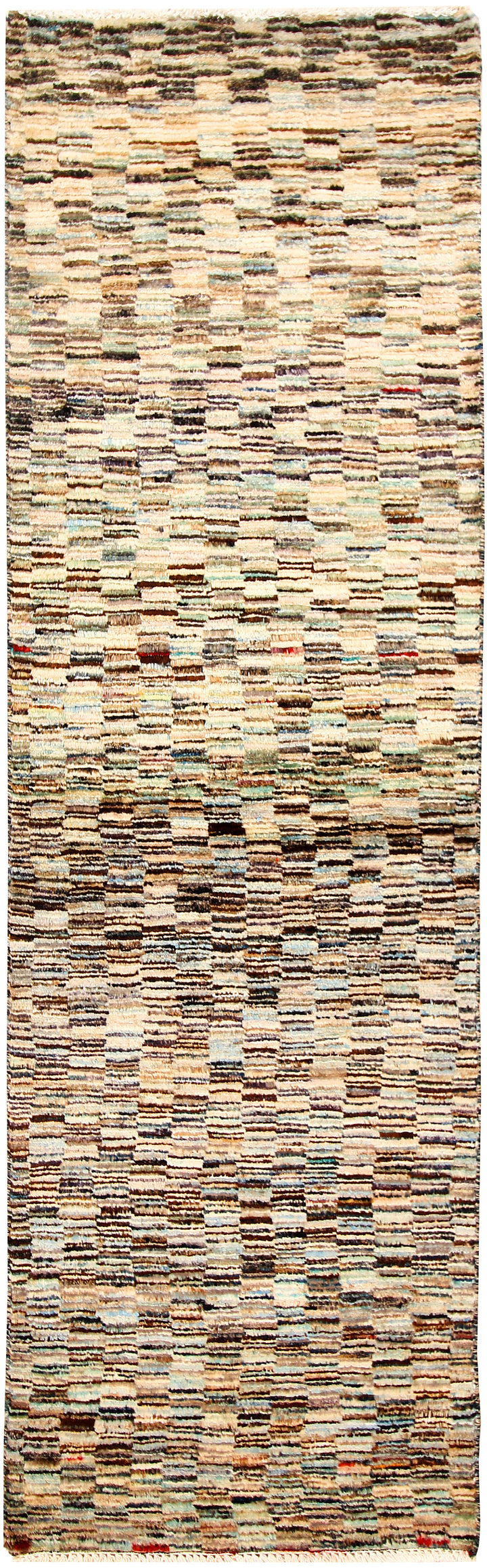 Multi Colored Gabbeh 2' x 6' 8 - No. 61226 - ALRUG Rug Store