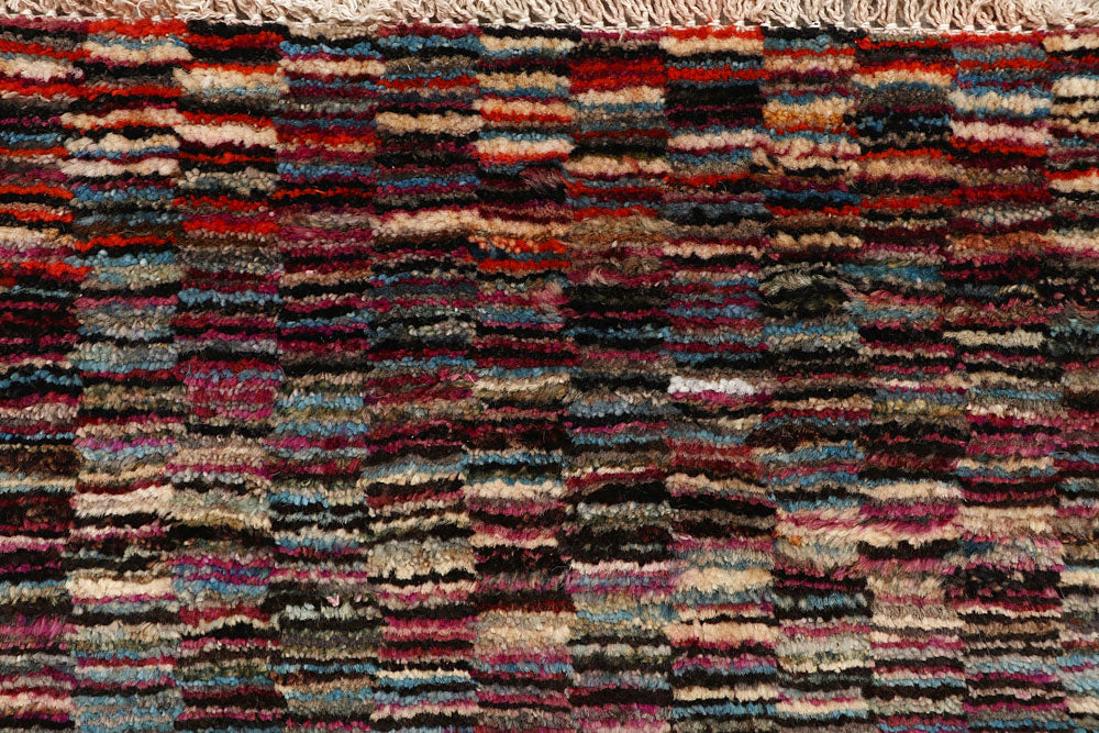 Multi Colored Gabbeh 2' 1 x 7' 5 - No. 61228 - ALRUG Rug Store
