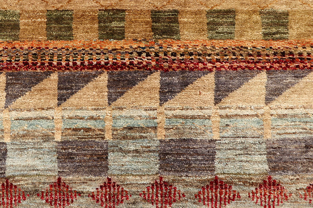 Multi Colored Gabbeh 3' 1 x 5' 4 - No. 61231 - ALRUG Rug Store