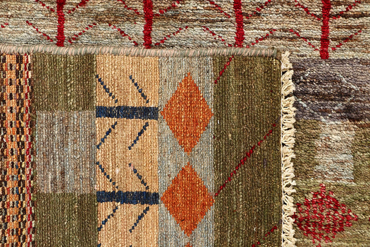 Multi Colored Gabbeh 3' 1 x 5' 4 - No. 61231 - ALRUG Rug Store