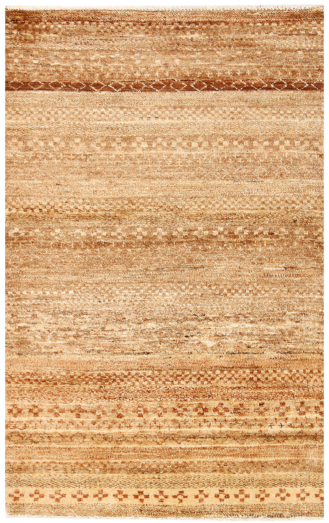 Tan Gabbeh 3' 2 x 5' - No. 61233 - ALRUG Rug Store