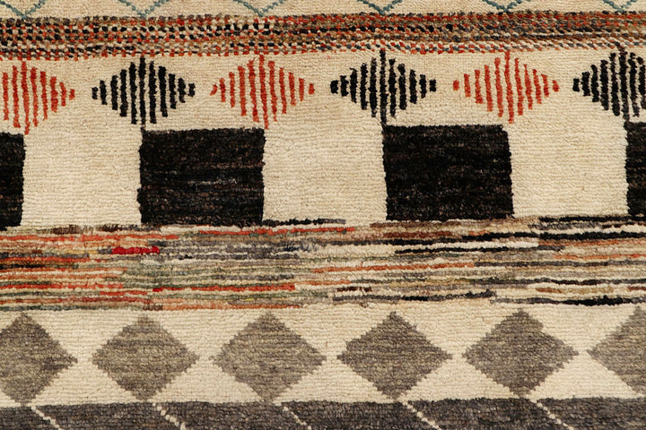 Multi Colored Gabbeh 3' x 5' 2 - No. 61234 - ALRUG Rug Store