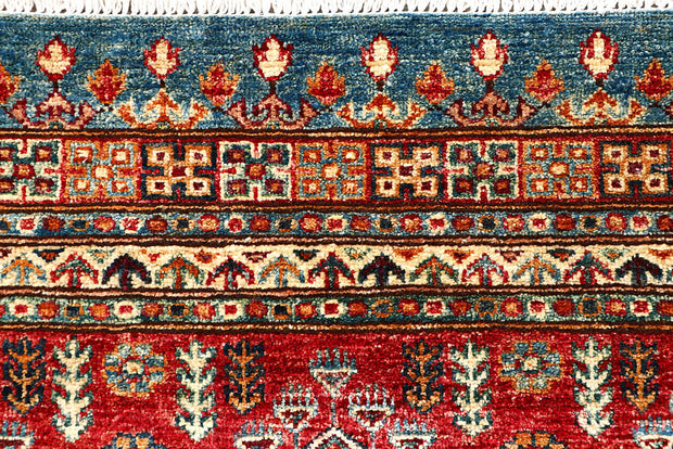 Multi Colored Kazak 2' 9 x 9' 7 - No. 61245 - ALRUG Rug Store