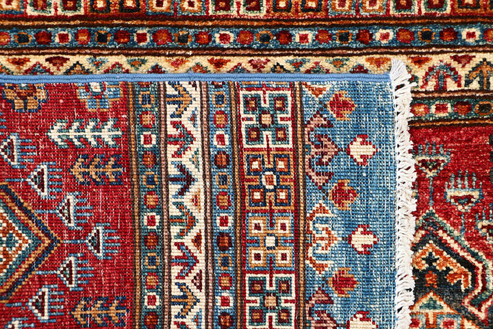 Multi Colored Kazak 2' 9 x 9' 7 - No. 61245 - ALRUG Rug Store