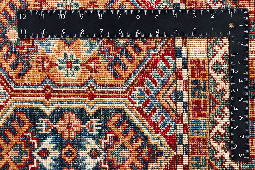 Multi Colored Kazak 5' 7 x 7' 9 - No. 61250 - ALRUG Rug Store