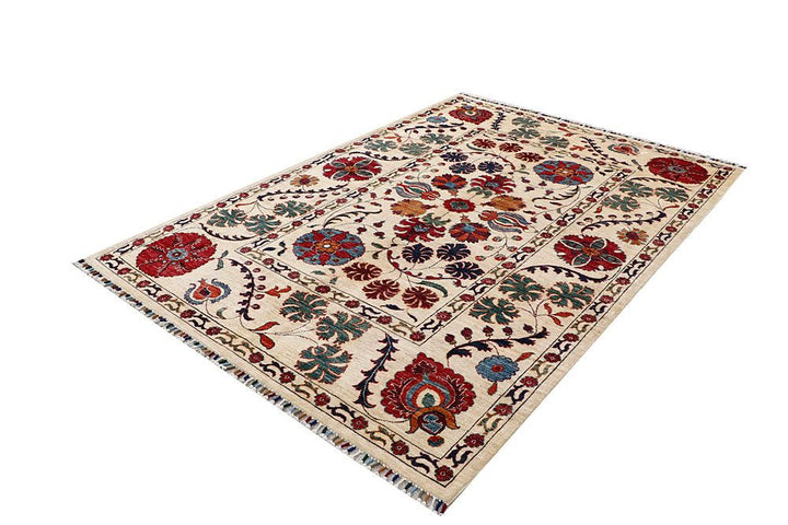 Suzani 5' 9 x 8' 3 - No. 61254 - ALRUG Rug Store