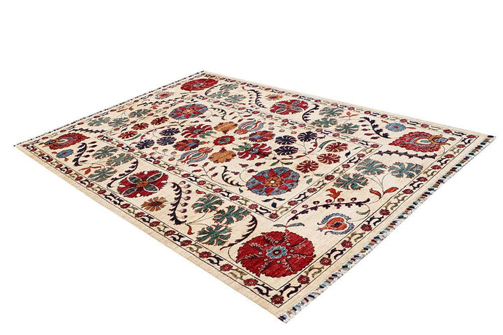 Suzani 5' 9 x 8' 3 - No. 61254 - ALRUG Rug Store