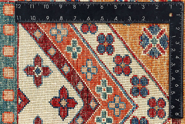 Multi Colored Kazak 5' 7 x 8' 5 - No. 61258 - ALRUG Rug Store