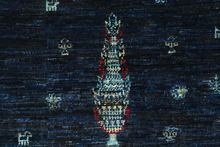 Multi Colored Kazak 2' 8 x 9' 5 - No. 61274 - ALRUG Rug Store