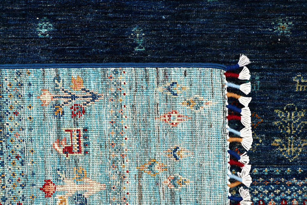 Multi Colored Kazak 2' 8 x 9' 5 - No. 61274 - ALRUG Rug Store