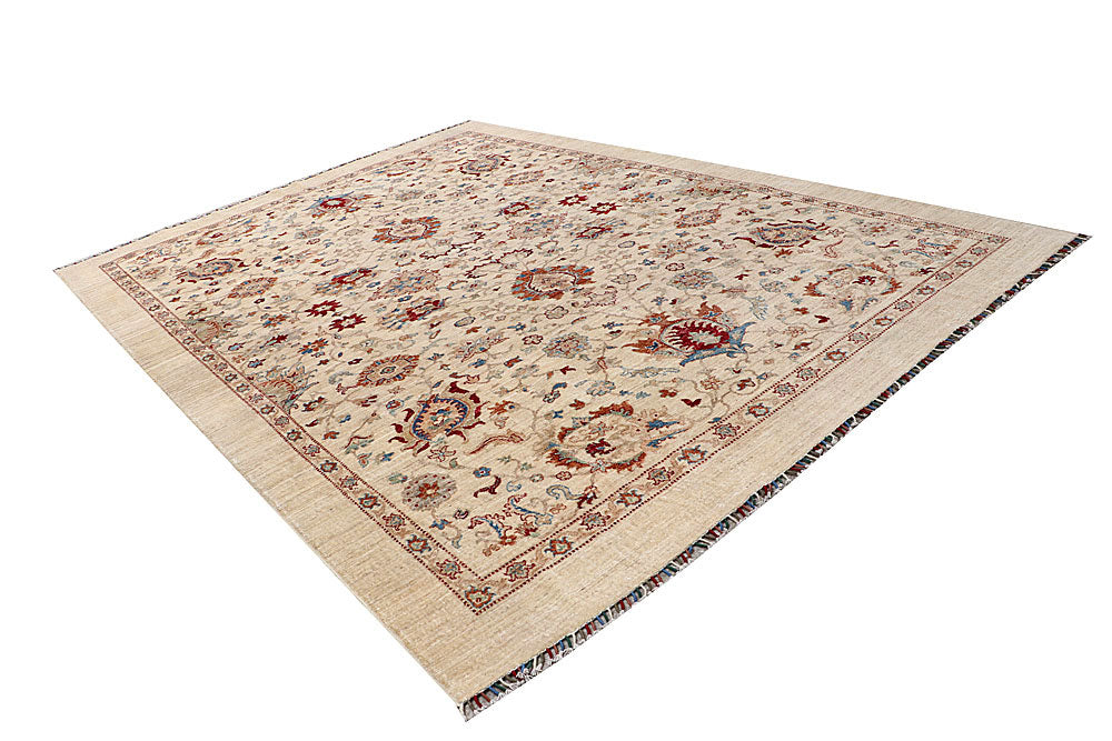 Blanched Almond Ziegler 8' 9 x 12' 2 - No. 61283 - ALRUG Rug Store