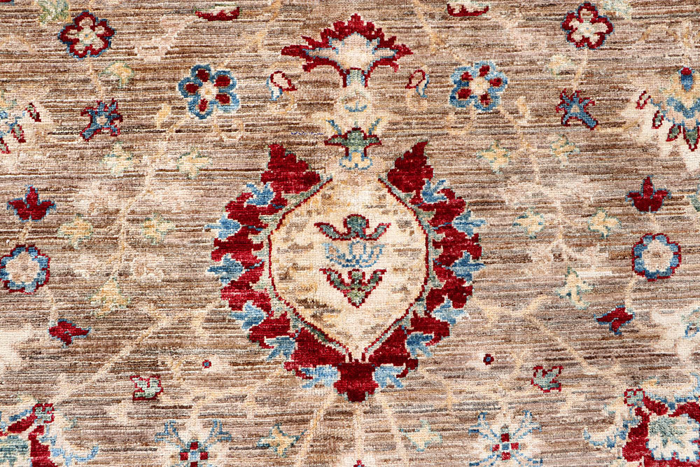 Tan Kazak 8' x 10' 1 - No. 61317 - ALRUG Rug Store