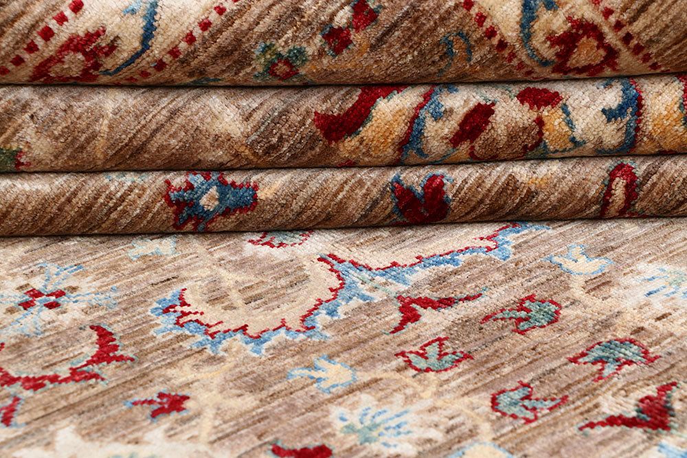 Tan Kazak 8' x 10' 1 - No. 61317 - ALRUG Rug Store