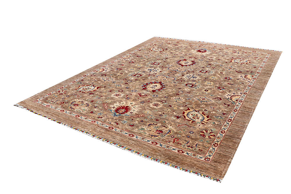 Tan Kazak 8' x 10' 1 - No. 61317 - ALRUG Rug Store