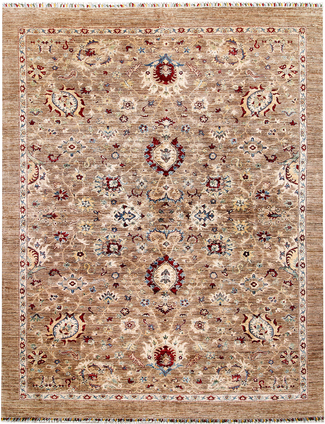 Tan Kazak 8' x 10' 1 - No. 61317 - ALRUG Rug Store