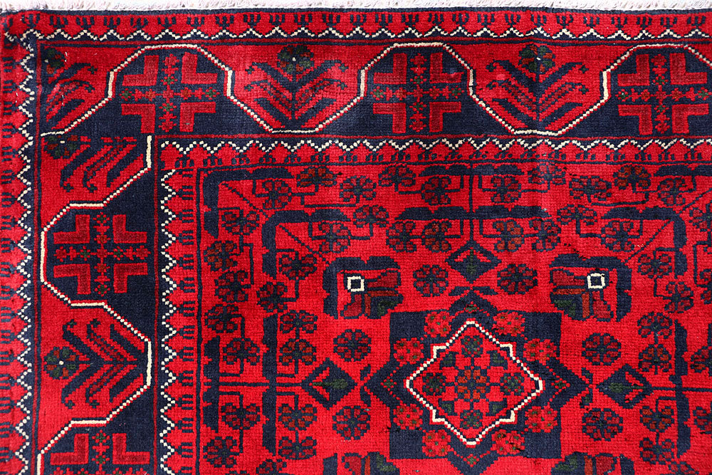 Dark Red Khal Mohammadi 4' 9 x 6' 6 - No. 61365 - ALRUG Rug Store