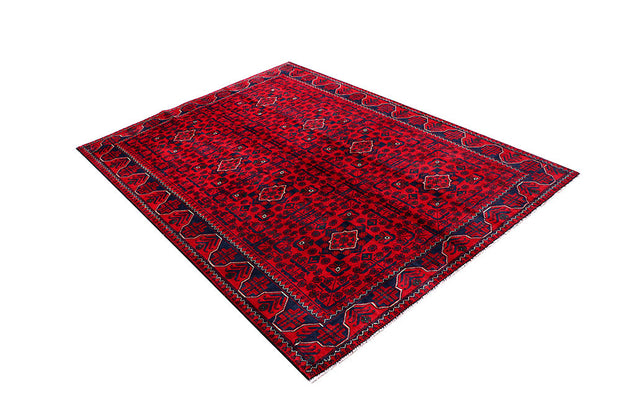 Dark Red Khal Mohammadi 4' 9 x 6' 6 - No. 61365 - ALRUG Rug Store