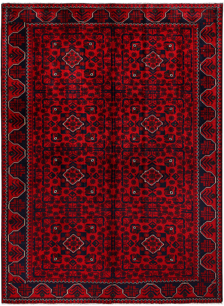 Dark Red Khal Mohammadi 4' 9 x 6' 6 - No. 61365 - ALRUG Rug Store