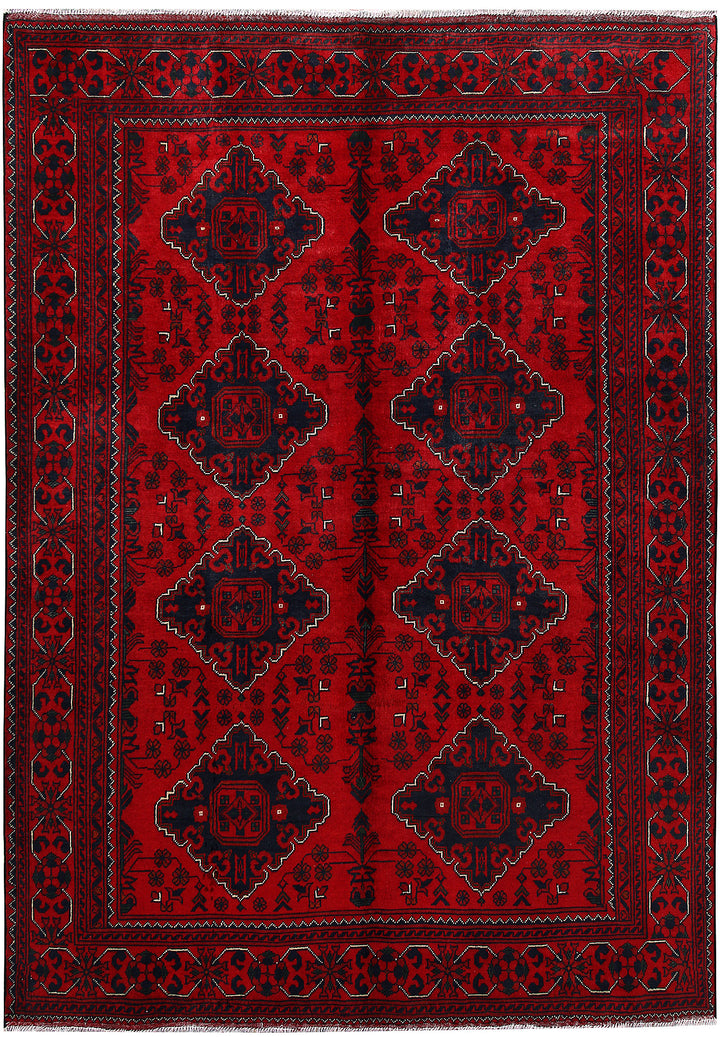 Dark Red Khal Mohammadi 4' 10 x 6' 10 - No. 61375 - ALRUG Rug Store