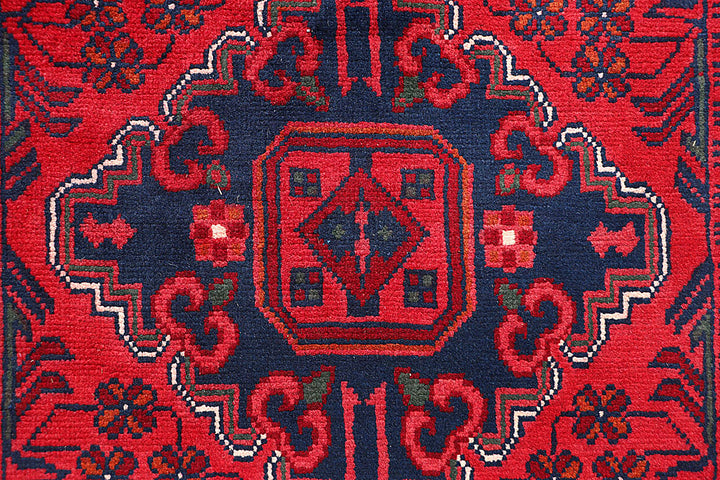 Dark Red Khal Mohammadi 2' 8 x 19' 5 - No. 61378 - ALRUG Rug Store
