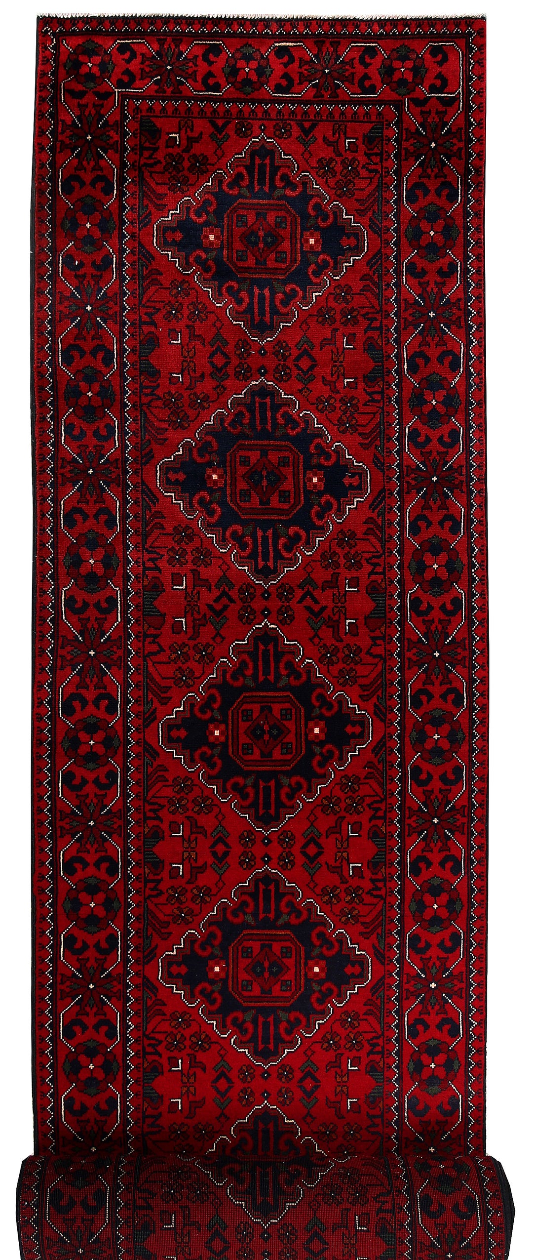 Dark Red Khal Mohammadi 2' 8 x 19' 5 - No. 61378 - ALRUG Rug Store