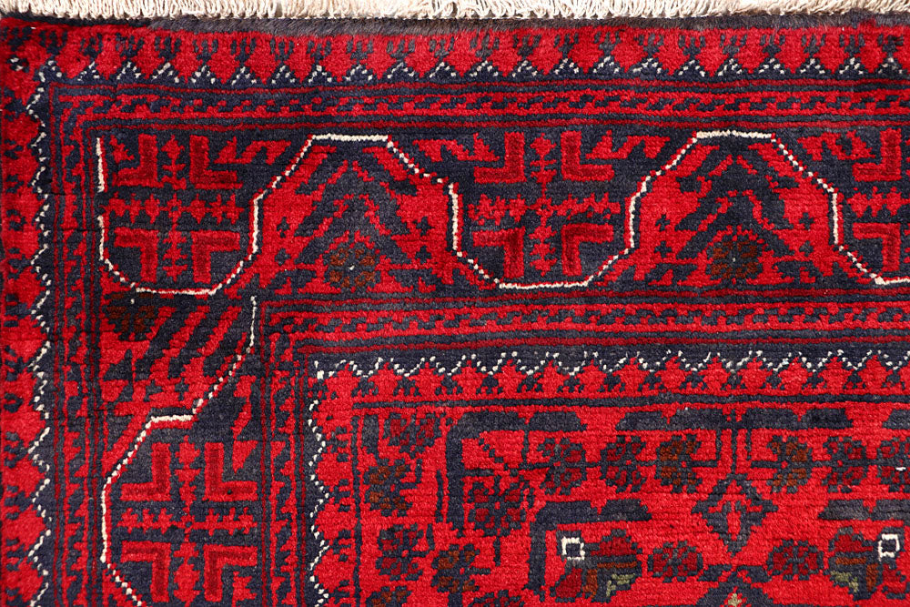 Dark Red Khal Mohammadi 2' 7 x 12' 10 - No. 61403 - ALRUG Rug Store