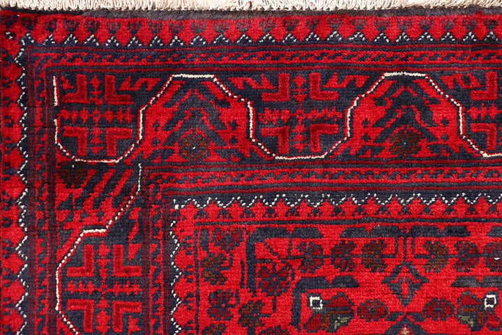 Dark Red Khal Mohammadi 2' 7 x 12' 10 - No. 61403 - ALRUG Rug Store