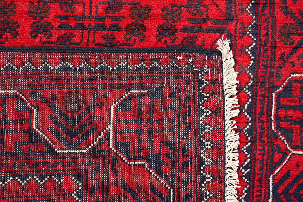 Dark Red Khal Mohammadi 2' 7 x 12' 10 - No. 61403 - ALRUG Rug Store