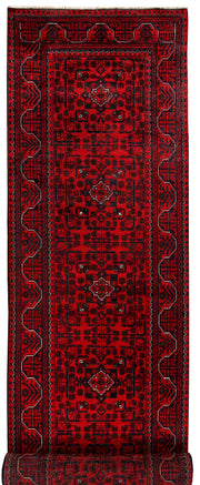Dark Red Khal Mohammadi 2' 7 x 12' 10 - No. 61403 - ALRUG Rug Store