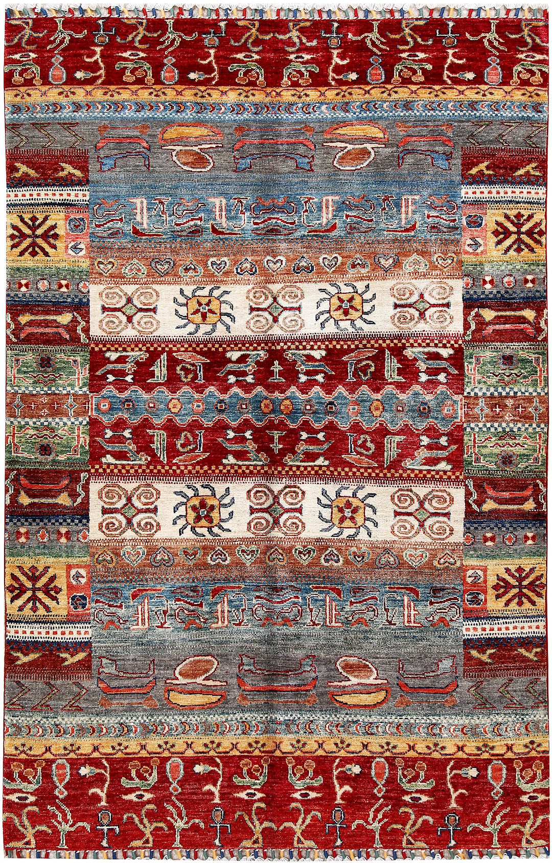 Kazak 4' x 6' 4 - No. 61404 - ALRUG Rug Store