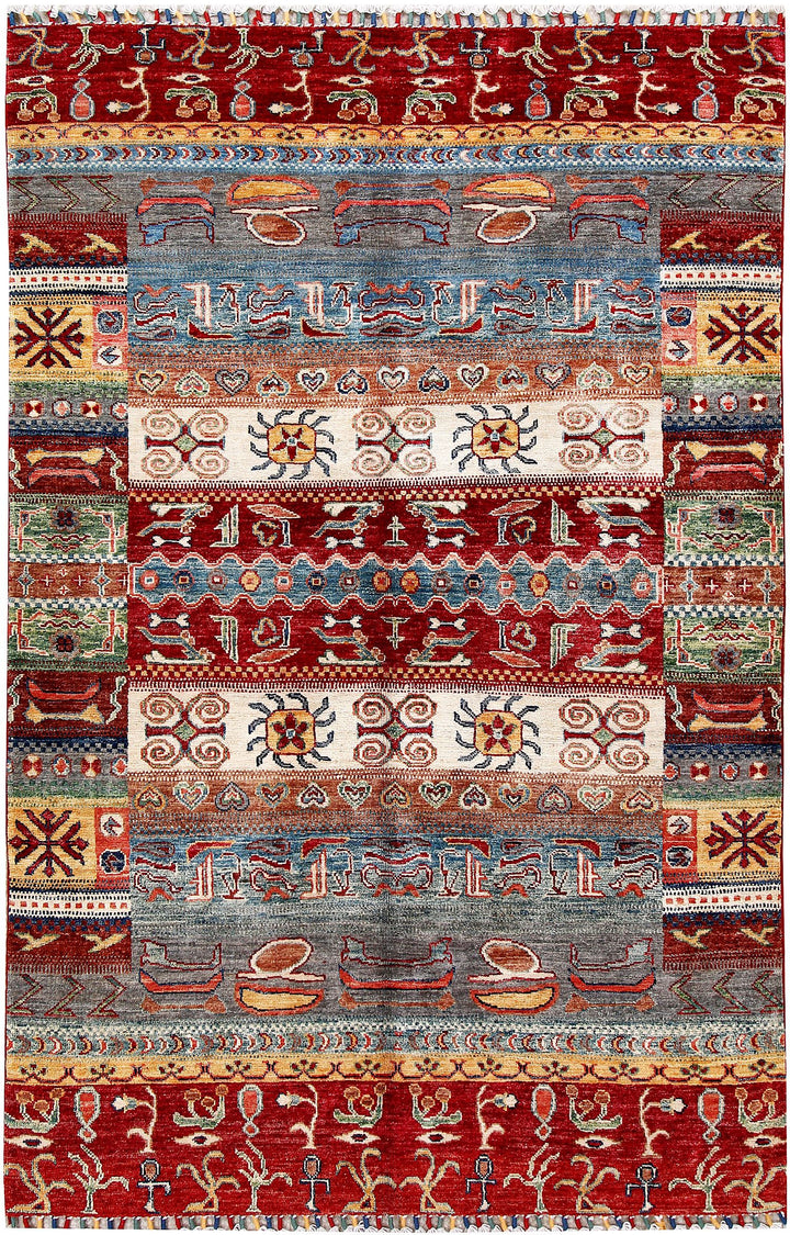 Kazak 4' x 6' 4 - No. 61404 - ALRUG Rug Store