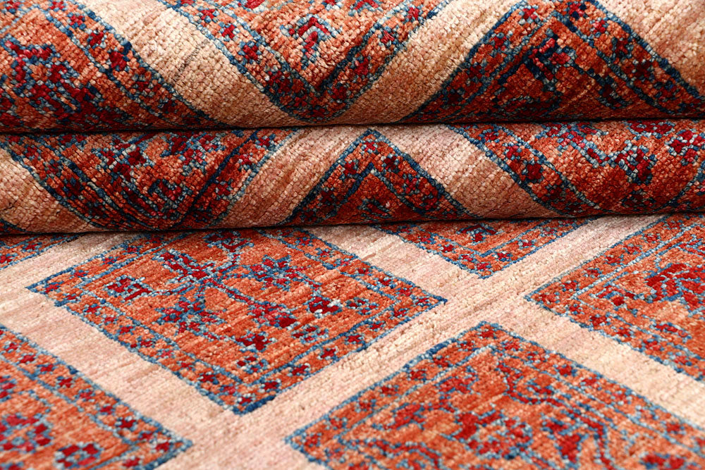 Tan Kazak 4' 11 x 7' - No. 61411 - ALRUG Rug Store