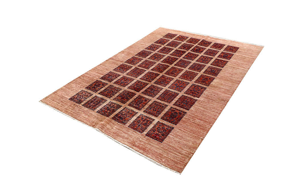 Tan Kazak 4' 11 x 7' - No. 61411 - ALRUG Rug Store