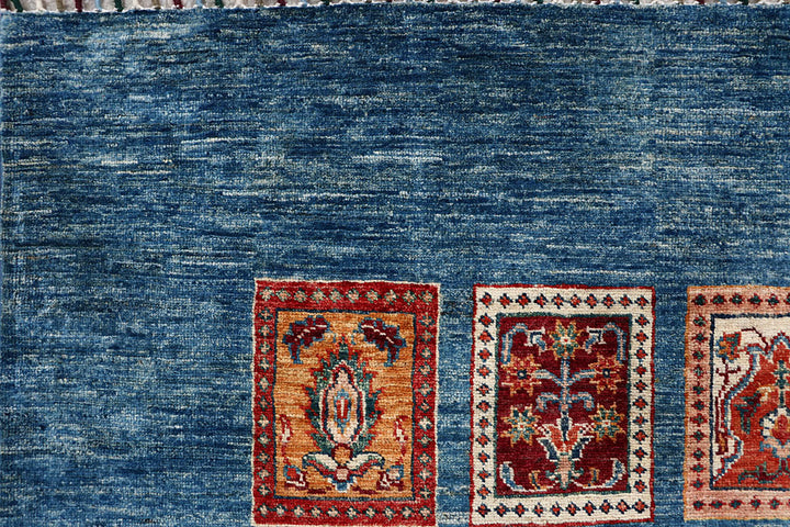 Steel Blue Kazak 6' 2 x 8' 2 - No. 61431 - ALRUG Rug Store