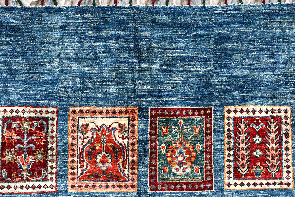 Steel Blue Kazak 6' 2 x 8' 2 - No. 61431 - ALRUG Rug Store