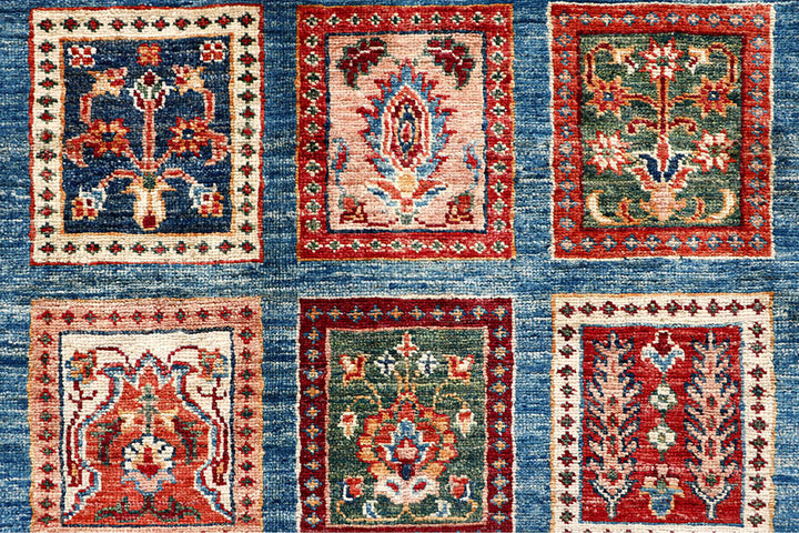 Steel Blue Kazak 6' 2 x 8' 2 - No. 61431 - ALRUG Rug Store